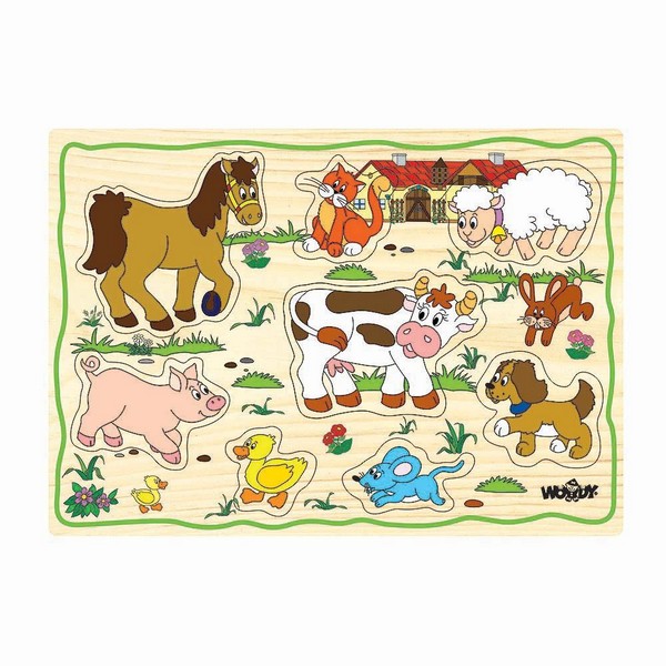 Продукт Woodyland - Дървен пъзел с дръжки - 0 - BG Hlapeta